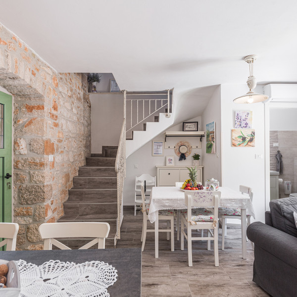 Living room, Villa Nonni, Villa Nonni - Authentic Stone House with a private pool in Istria, Croatia Višnjan